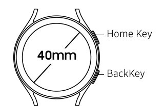 Mobigear Color - Bracelet Samsung Galaxy Watch 4 (44mm) en Silicone Souple  Fermeture à boucle - Vert 11-8226668-2 