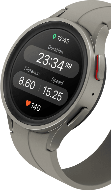 SAMSUNG Galaxy Watch5 Pro 45mm SM-R920N Titanium Smartwatch Bluetooth -  Tracking