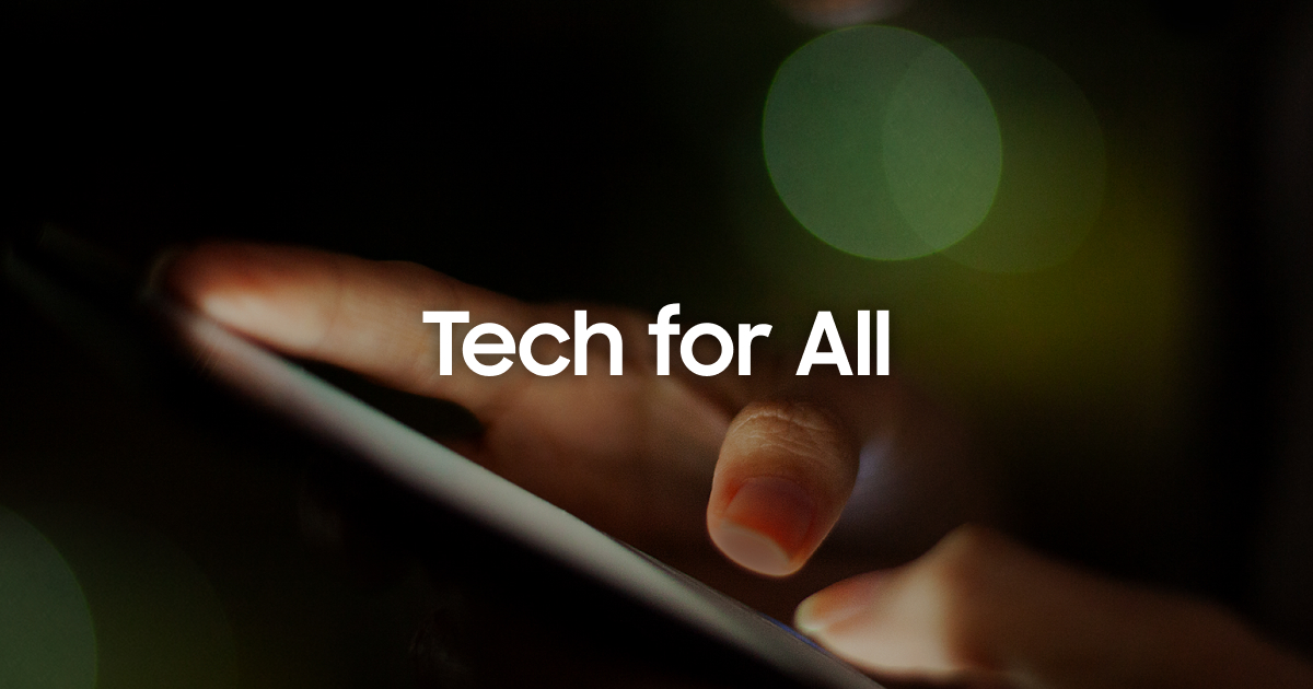 Tech for All | People | Sustainability | Samsung Electronics